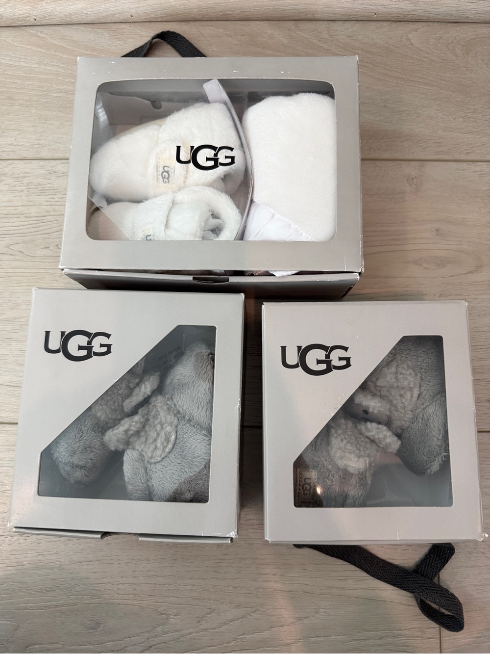 UGG Baby Koala and Baby Cream Bootie Gift Sets